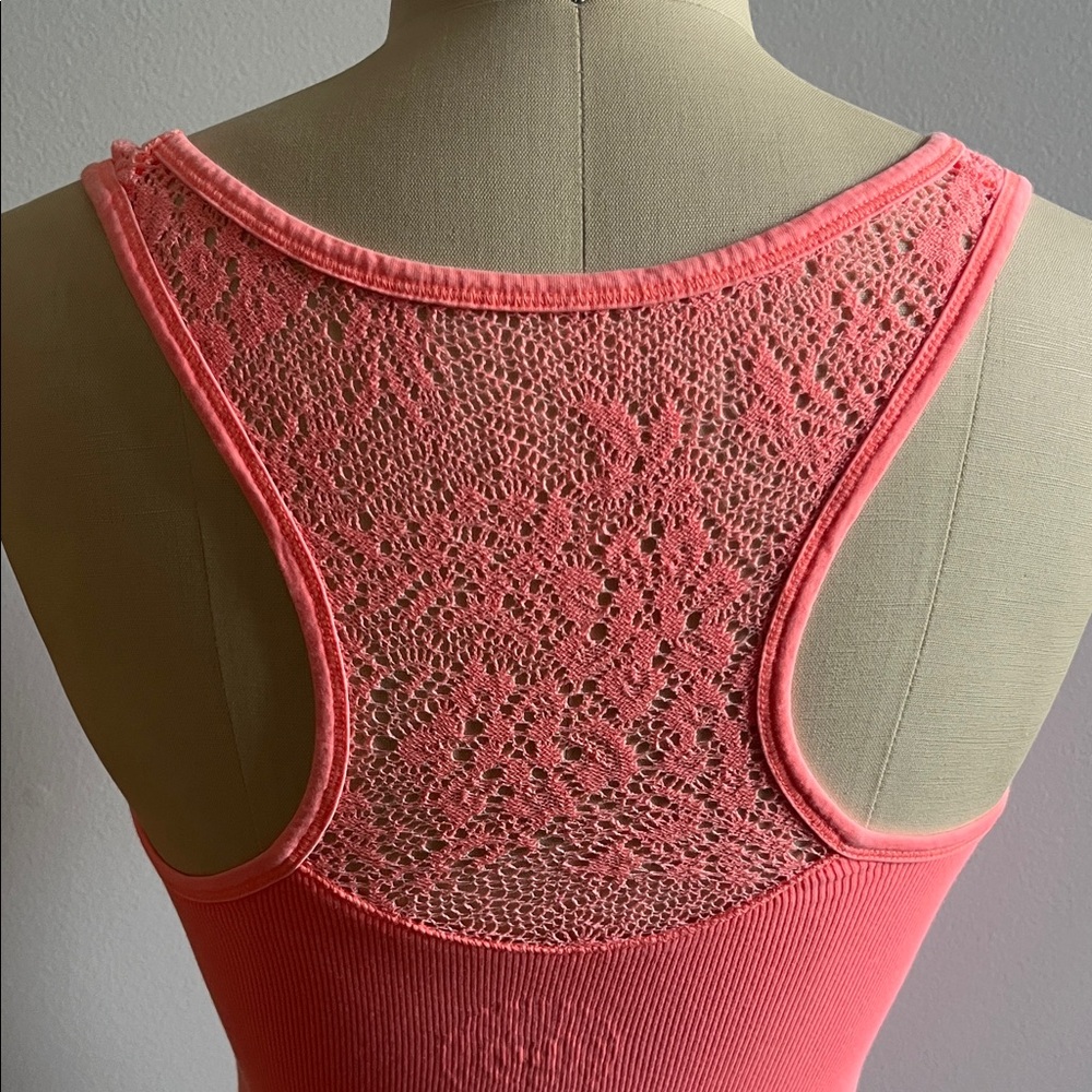 SO Vibrant Coral Tank Top - Picture 4 of 5